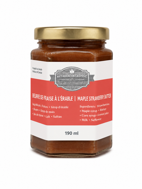 Beurre de Fraise à l'Érable