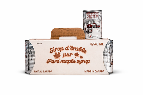 Sirop d’érable doré en canne – 540 ml