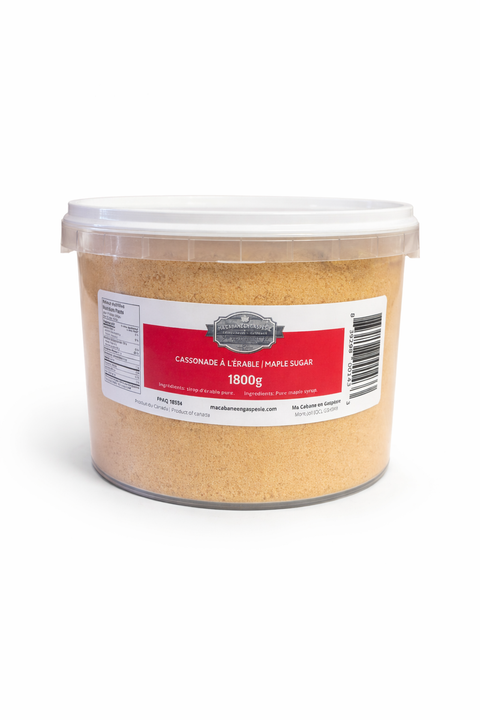 Sucre d'érable granulé fin