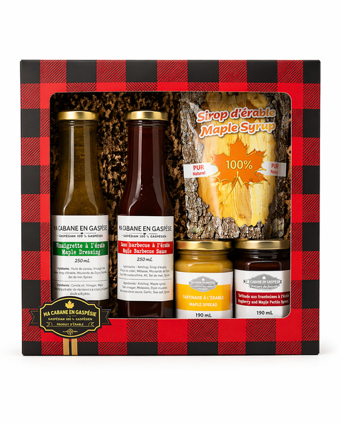 Coffret cadeau à l’érable – Sauces, Sirop & Tartinades