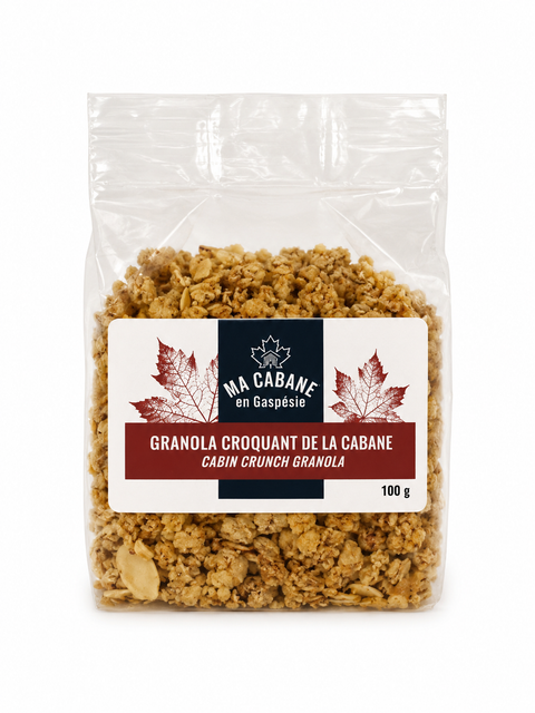 Granola Croquant de la Cabane – Ma Cabane en Gaspésie
