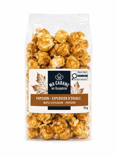 Popcorn caramélisé à l’érable